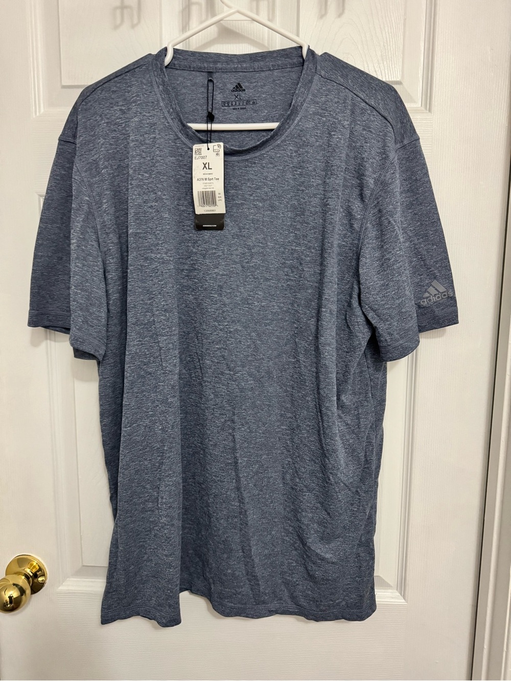 adidas Men’s Heathered Navy Short Sleeve Tee